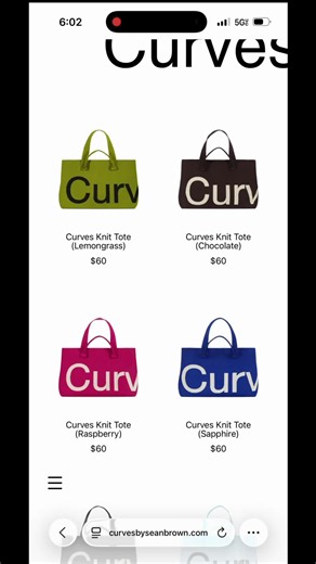 📣📣💥💥 be ready so you don’t have to get ready. @Curves by Sean Brown Today at 12pm locked and loaded comment down below what you getting. #newdropalert🚨 #seanbrown #curves #totebag #restock