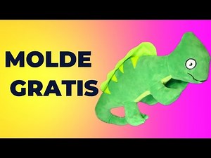 "Cómo Hacer un Adorable Camaleón Paso a Paso + Moldes Gratis"