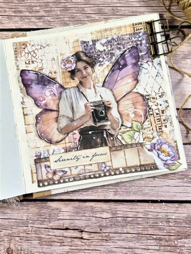 Art Journal Page Inspiration Using Mixed Media Techniques