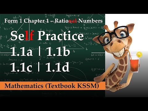 KSSM Form 1 Math | Self Practice 1.1a | Self Practice 1.1b | Self Practice 1.1c | Self Practice 1.1d