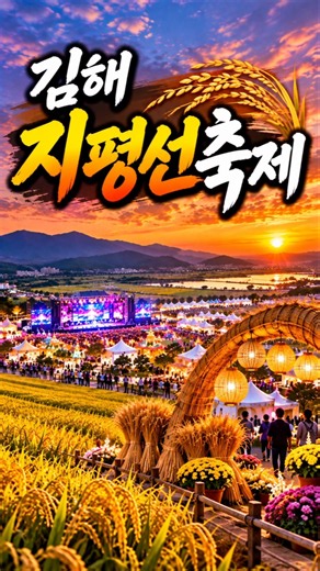 2026 김제지평선축제 10월 가볼만한곳! 벽골제 황금들녘 축제