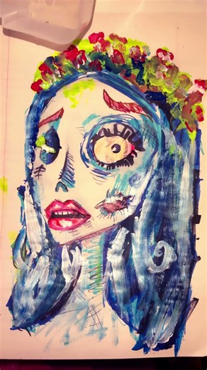 Drew corpse bride!! 👰‍♀️ #art #artist #halloween