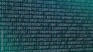 Binary Code Animation, technology concept. 4K Binary Code Random Number Digital Background