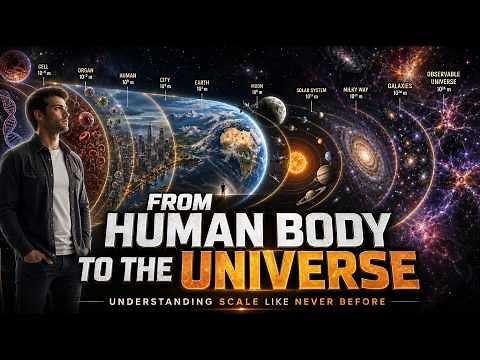 Incredible video - explaining scale - from earth to space to human body