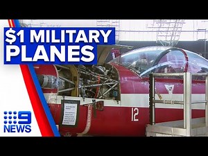 Military planes on sale from $1 | 9 News Australia