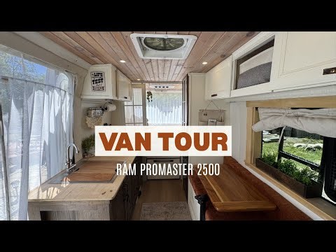 Cute Cottage-Style DIY Van Build Tour 2026