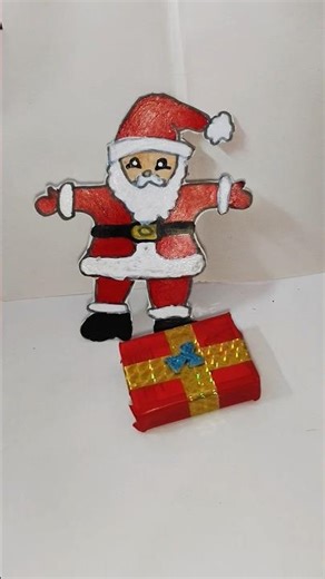 How to make gift box for santa claus Diy #diy #christmas #craft #art