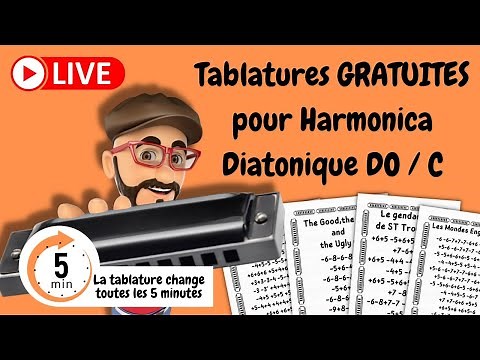 Tablatures GRATUITES pour Harmonica Diatonique DO/C