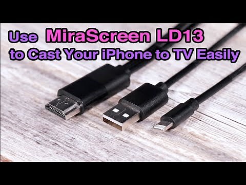 Use MiraScreen LD13 to Cast Your iPhone to TV Easily