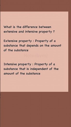 Intensive vs. Extensive Properties Defined (Mass & Volume vs. Density & Temp)