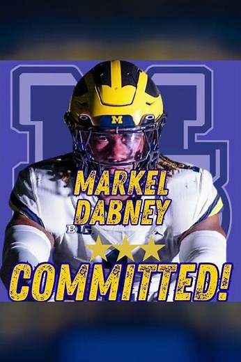 Michigan LB Commit Markel Dabney Talks Flipping to Michigan From SMU! #michiganfootball #football