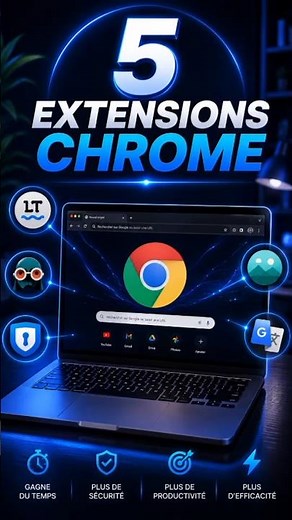 5 extensions Chrome GRATUITES qui vont te faire gagner du temps ! 🚀