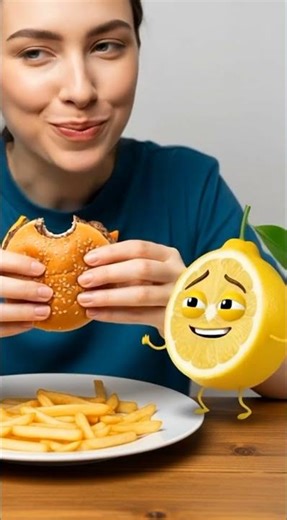 Angry Lemon Saves Bland Food 😂🍋 | Viral Food Animation Short (USA & UK) #hangry