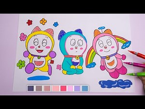 Drawing Cute Doremi | Drawing Ojamajo Doremi With Cute Motion | Fairy Pen Art