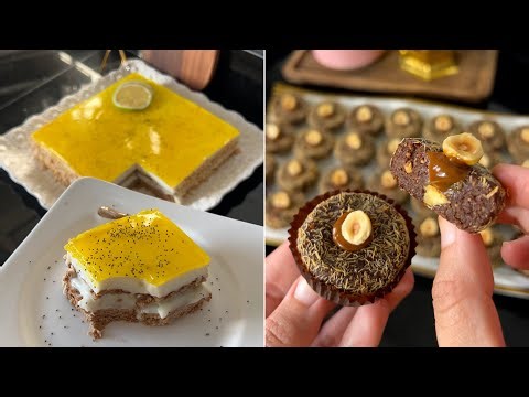 حلوة وكيكة العيد رووعة فالمذاق والقوام و2 بلا فرن ، روووعة