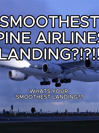 Smoothest Philippine Airlines Landing Simulation