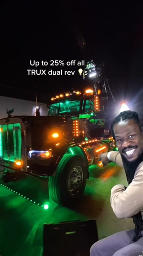 Offer expires TONIGHT! Watermelon lights. Cab lights. All the 🐓 lights. Get up to 25% off all Dual Revolution LEDs by TRUX Accessories 🚛💨 Designed for Freightliner, Volvo, Mack, Peterbilt, Kenworth, International, etc. Tap the link on our profile 📲 #truckdriver #trucker #ledlighting #ledlight #owneroperator #wrecker #peterbilt | Raneys.com