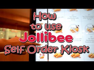 HOW TO USE JOLLIBEE SELF ORDER KIOSK USING A DEBIT CARD - PAANO GAMITIN ANG TOUCH SCREEN SA JOLLIBEE