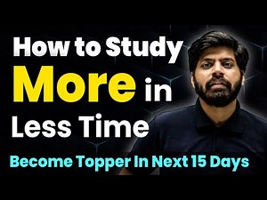 Study More in Less Time 🔥| Become Average to Topper in Next 15 Days | 5 Scientific Methods | eSaral