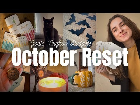 October Reset | Minimal Autumn Decor, Goals check in, Budget & Mood Board