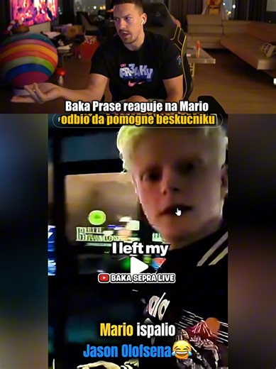 Baka Prase reaguje na Mario odbio da pomogne beskucniku #bakaprase #stankella #viral #fyp @bakaprase