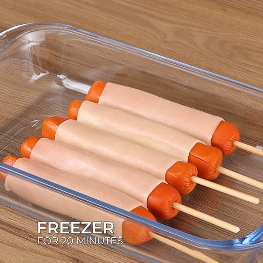 Super easy and delicious cheese stuffed hot dog. | SuperYummy