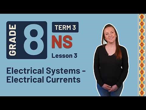 Gr8 NS: Physical Science | Term 3 | Lesson 3 | Electrical Systems - Electrical Currents