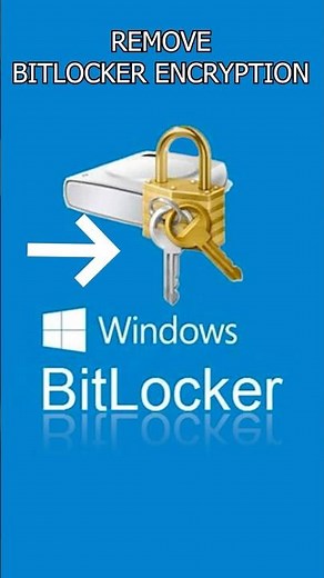 Remove BITLOCKER ENCRYPTION using Only One Command