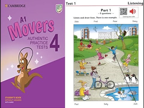 MOVER 4 AUTHENTIC EXAMINATION PAPER TEST 1 LISTENING WITH ANSWERS