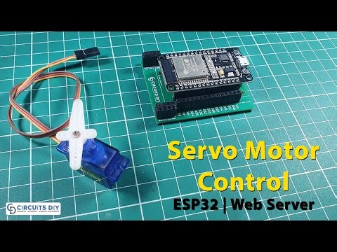 Servo Motor Control with Web Server - ESP32