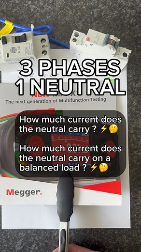 What does the neutral do?? 🤔 ⬇️ 💥Provides a return path for unbalanced currents 💥Maintains a zero voltage reference for stability EICR electrician Electrical calculations Electrical inspection and testing | Scott Little