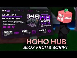 [NO KEY] Best Bloxfruits Script HoHo Hub | Auto Farm, Anti-Ban, Fruit Dupe, Server Hop, etc.