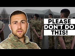 This will guarantee you fail army training...