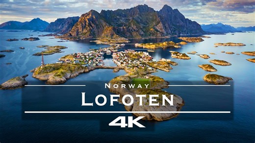 Drone Journey Over Lofoten’s Stunning Landscapes