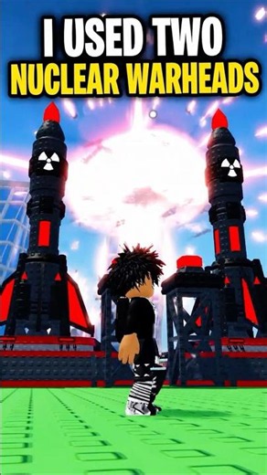 I Launched TWO NUCLEAR WARHEADS In Mini War Roblox!