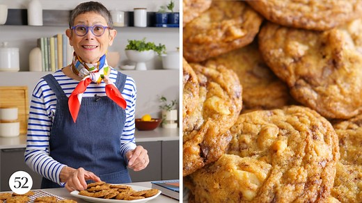 27K views · 927 reactions | Dorie Greenspan is back for another episode of Dorie All Day and this time she shares her to-die-for classic chocolate chip cookies. This recipe is customizable so feel free to add flavors you want such as cardamom, cinnamon, and espresso powder. Recipe here: https://f52.co/3c0rDV9 | Food52 | Facebook