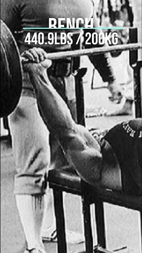 How Strong was Arnold Schwarzenegger ?