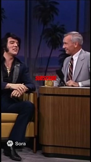 Elvis on the Johnny Carson show #usa #elvispresley #elvis #carson #latenight #tv #show #new #fypシ