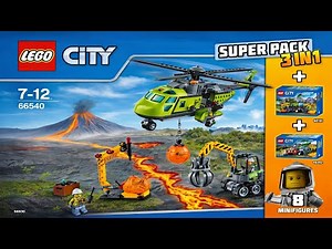 LEGO Instructions - City - 66540 - City Volcano Value Pack - Volcano Explorers (All Books)
