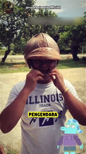 #helmet Helm aneh ini justru lebih praktis! Begini cara kerjanya....