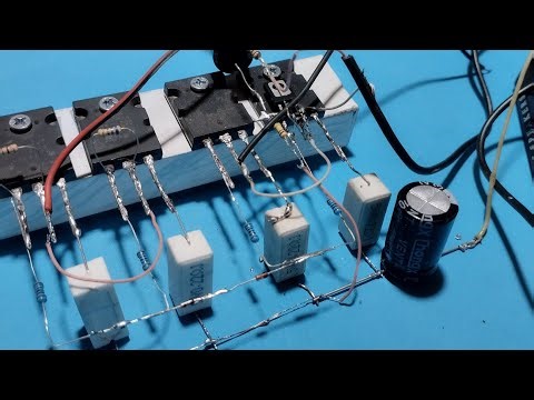 High Power Amplifier Using 2SC5200 x2 and 2SA1943 x2 | Ultra Powerful Bass & Clear Sound