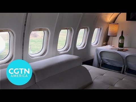 See how this guy made a home out of an airplane