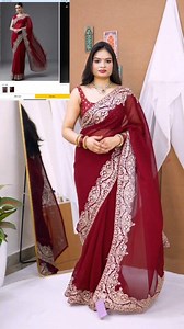 117K views · 743 reactions | All links here ❤️ https://app.lehlah.club/pc/79532 Party Wear Sarees 﫰 | Beauty n Style | Facebook