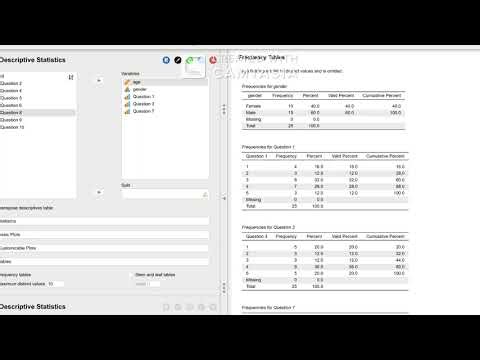 Creating a Final Evaluation Report in JASP