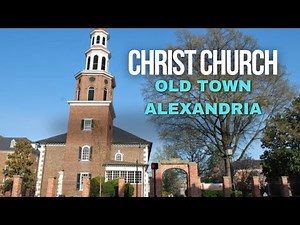 Christ Church in Old Town Alexandria - Beautiful and Historic - 4K video
