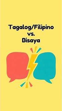 Tagalog vs Bisaya Words Pt.1