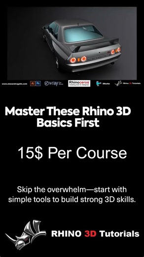 Essential Rhino 3D Workflow Tips for Beginners