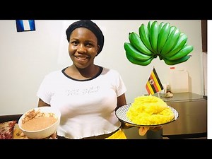 How I made Matooke a Ugandan delicious Traditional Food with G-nuts||EASY RECIPE