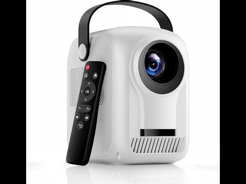 Portable Smart Projector with WiFi & 5.2 Bluetooth，4K Supported Home Theater Outdoor
