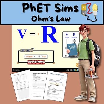 Ohm’s Law in Action: Interactive PhET Simulation Worksheet (No Prep)